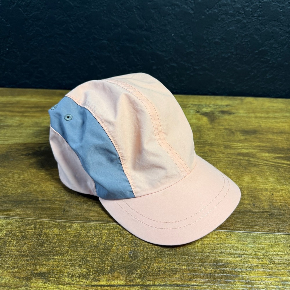 Merrell Performance Running Peach Grey Nylon 5-Panel Hat Unisex OSFM‎